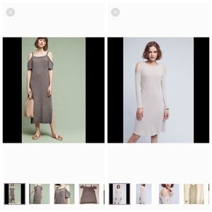 Bundle - 2 Grey Anthropologie Midi Dress